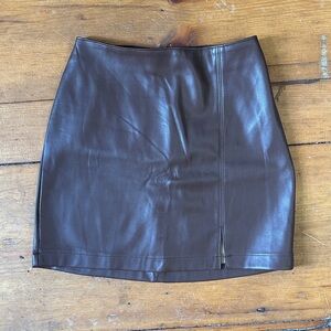 Hollister Dark Brown Mini Skirt
